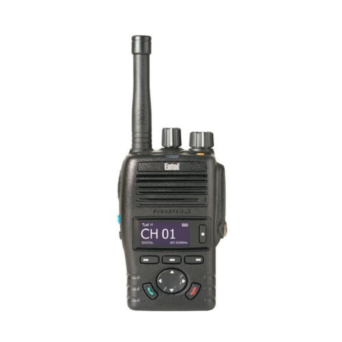 Collection of Entel DX485M 450-470MHz Marine UHF 2W Digital/Analogue Portable Radio in a gallery layout